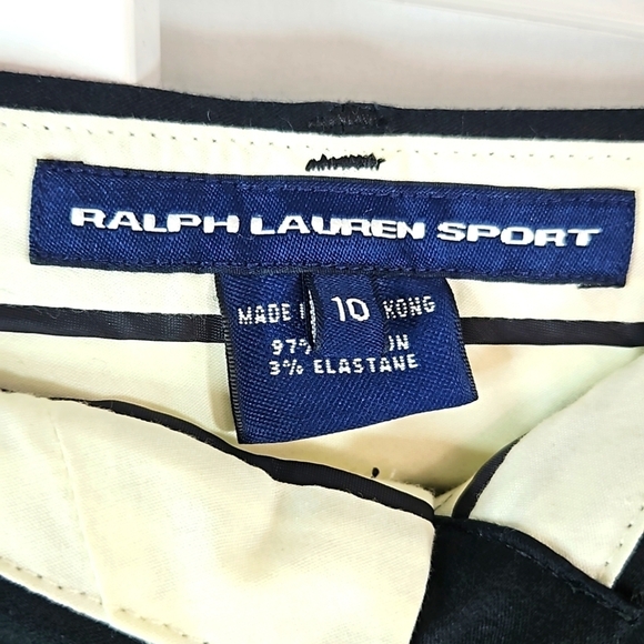 RALPH LAUREN BLACK PANTS SIZE 10 - Picture 2 of 6